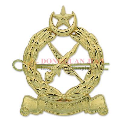 Svärd Guld Militära Pins Badges Samlingar