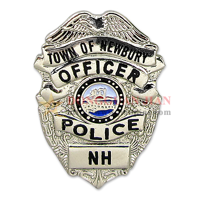 Metal brugerdefinerede politi badges