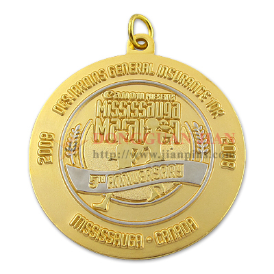 2-tonowe metalowe medale