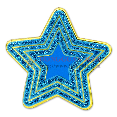 Star lapel pin