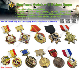 Significant Medals With Ribbon Drape From JIAN