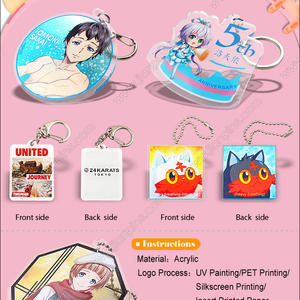 Custom acrylic keychains for promotion---Sedex and Disney audited factory 