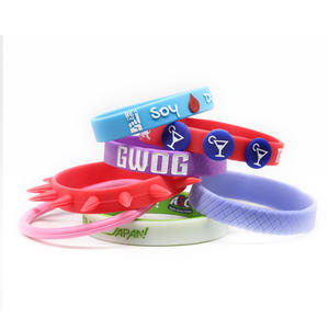 Supply Various Kinds of Custom Silicone Wristbands /Bracelet for Events