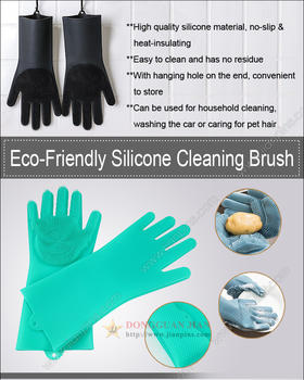 Escova de limpeza de silicone ecológica