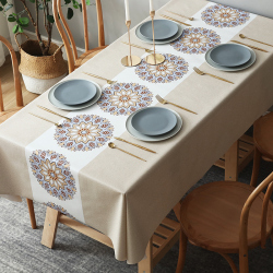 What are the material of the table mat? What material is good for the table mat