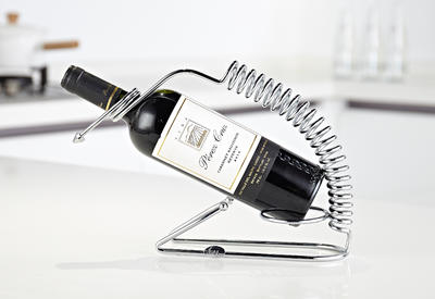 Estante de vino de alambre creativo BJ006