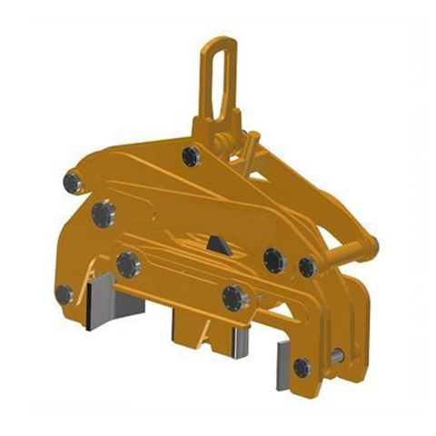 Mechanical lever-based double-gripper coil tong