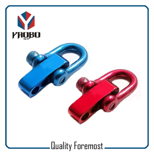 Colored Steel D Shackle