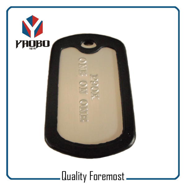 Silver Tags With Logo