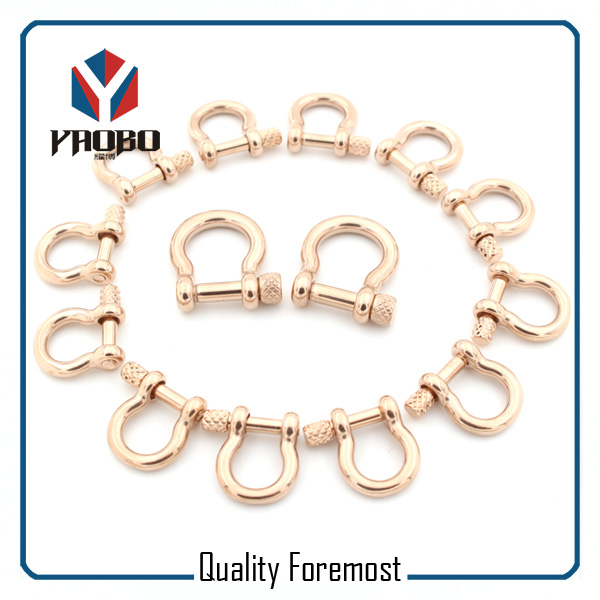 Custom High Quality Rose Gold Bow Shackles