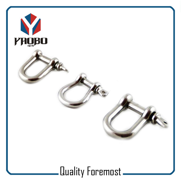 Custom High Quality Stainless Steel D Shackle With Clevis Pin