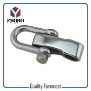Custom High Quality Stainless Steel Silver Color D Shackles