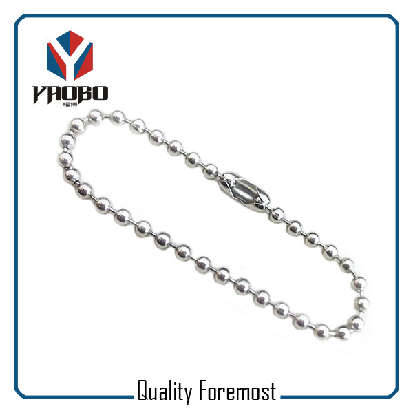 2.4mm Ball Chain Nickle Color 