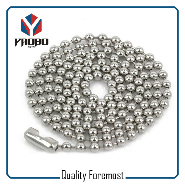 Silver Stainless Steel Ball Chain