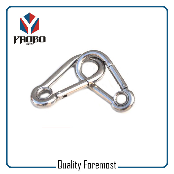 Stainless Steel Carabiner Hook With Hole