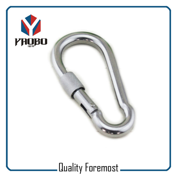 60mm Stainless Steel Carabiner With lock