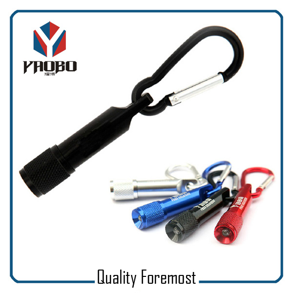 Aluminum Carabiner With LED Ligh 