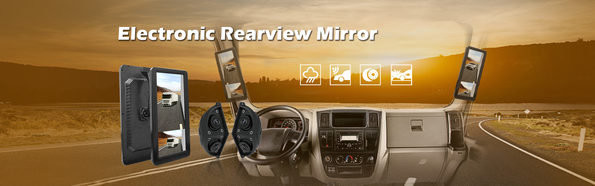 12.3 inch electronic mirror monitoring system
