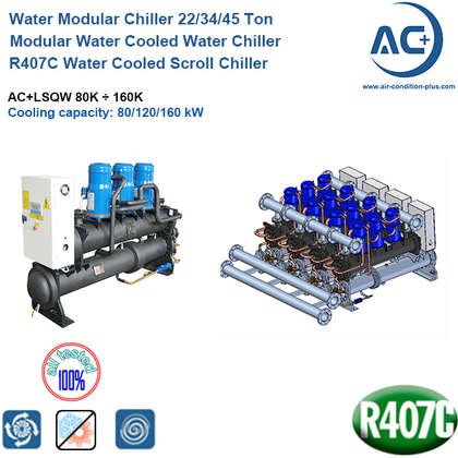 water cooled modular chiller