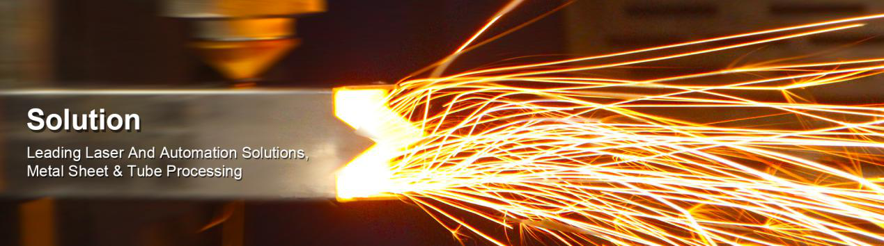 solução da máquina de corte a laser CNC industrial