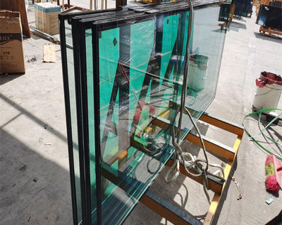 Claraboia de vidro temperado transparente de 19mm+25A+19mm clara baixa e temperada de segurança isolada