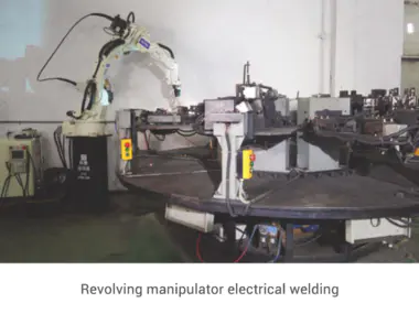 Revolving manipulator electrical welding