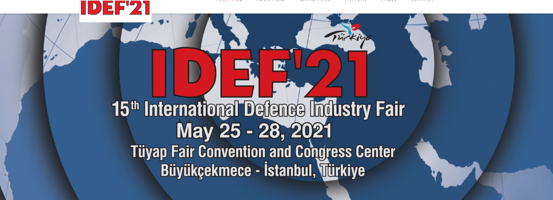 IDEF’21 will be held on 25-28 May 2021