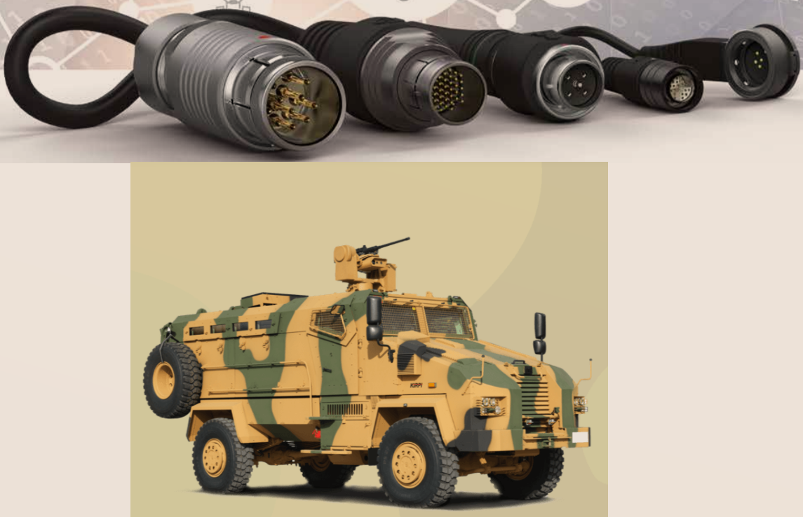 Conector Fischer Equivalente, conector de defensa, conector de vehículo blindado, conector aeroespacial y otros conectores militares