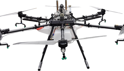  Redefining Aerial Efficiency with SMARTNOBLE's 6-Axis 60L Oil-Powered UAV