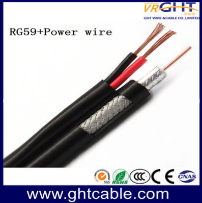 Câble coaxial rg59+2c
