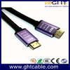 HDMI电缆1.4V/2.0V/2.1V紫色合金