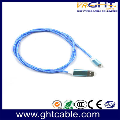 快速充电2A一体式发光USB电缆