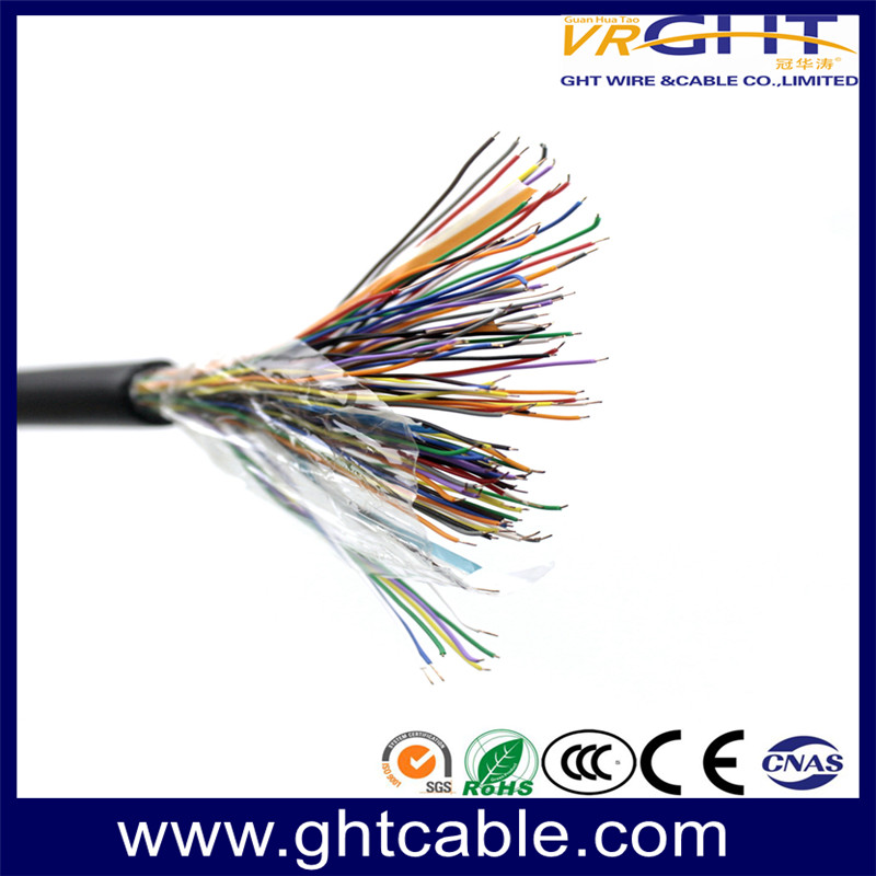 High quality colorful outdoor telephone cable with 50 pair telephone cable