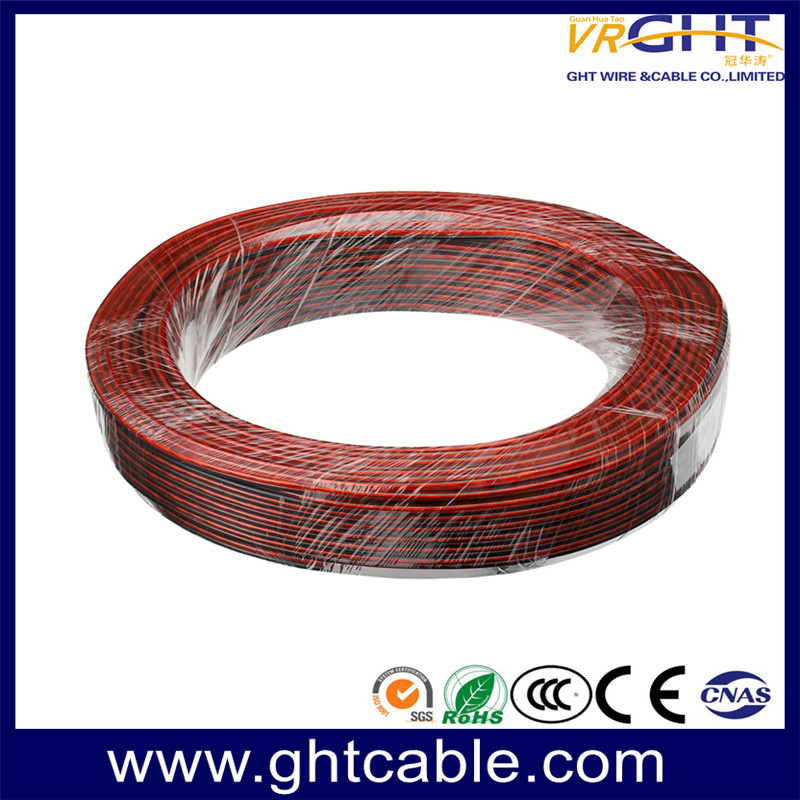 透明柔性扬声器电缆（2X30 CCA 导体）高品质