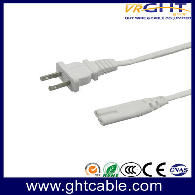 Japan 2 pin plug AC power cord and C7 8-tail connector