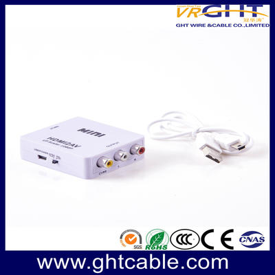 HDMI 到 AV 复合 (CVBS+AUDIO L/R) 转换器