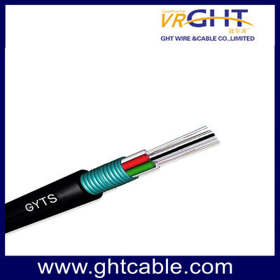 室外铠装光缆GYTS 单模光纤线 层绞式铠装 A级光纤厂家直供