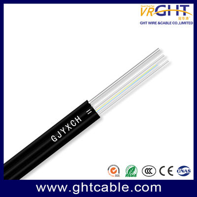 2core sx os core fibre optique ftth cable outdoor or indoor anatel flat drop cable g652d fiber optical cable