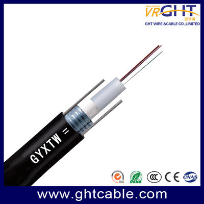 Câble à fibre optique FTTH monomode SX OS Core G652 / G657 Câble à fibre optique simple gyxtw