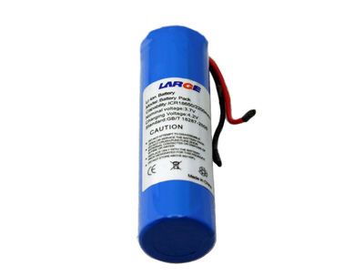Cylindrical 18650 3.7V 2200mAh Lithium ion Battery with Wire