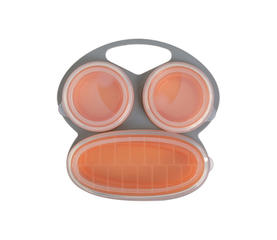 TT072 Monkey Shape zusammenklappbare Lunchbox | bpa-freie Silikon-Babyschalen