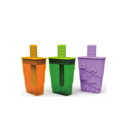RU013 Silicone Reusable Ice Pop Molds Easy Release Popsicle Maker | pajitas reutilizables para beber silicona
