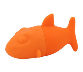 BA016 Silicone bath toys in Shark shape