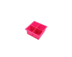 bandeja de cubo de hielo de silicona | IC049 Bandeja de cubo de hielo de 4 cavidades
