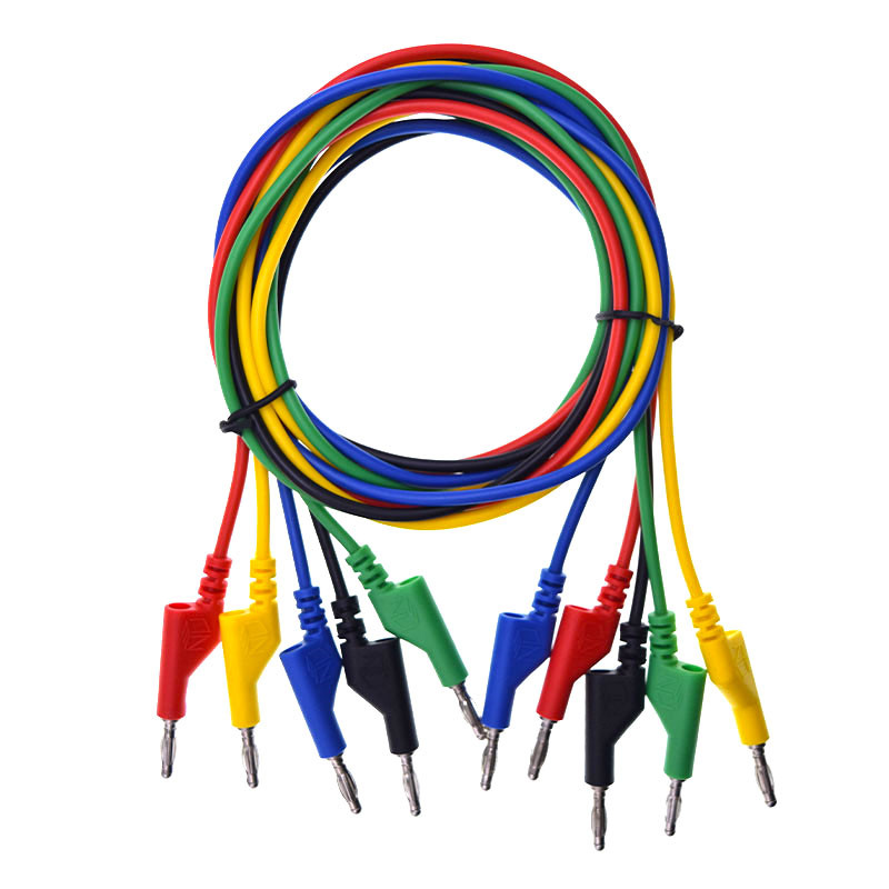 Banana Plug to Banana Plug Test Leads 15A Stackable Plug Copper Core Cable 1 