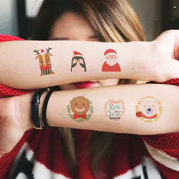 Božićne privremene tetovaže