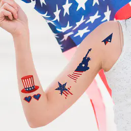 Ameriška zastava Tattoo