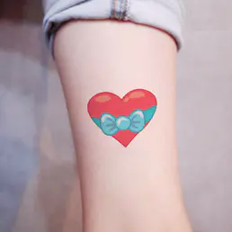 Valentinstag Tattoo Sticker Design