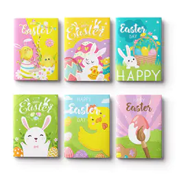 Õnnelik ülestõusmispühade värvimis- ja tegevusraamat lihtsale väikelapsele ja eelkooliealistele lastele pehmekaaneline