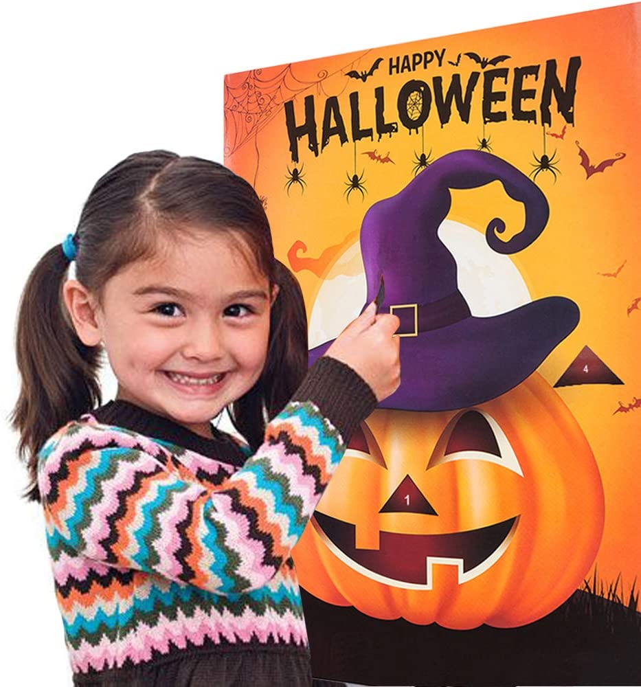 Permainan Parti untuk Kanak-kanak , Pin Hidung pada Aktiviti Permainan Parti Halloween Labu untuk Kanak-kanak